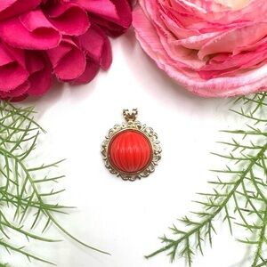 NEW⚜️Orange Acrylic Charm Pendant